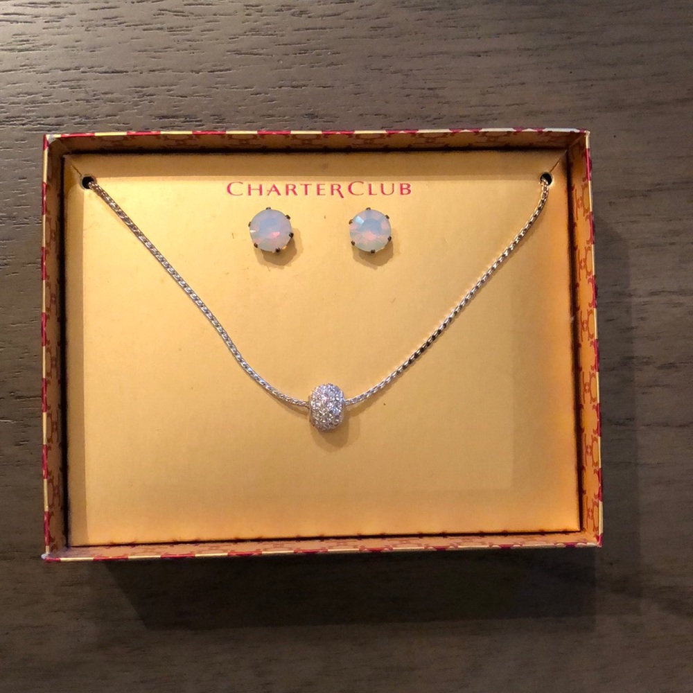Charter Club Earring/Necklace Set